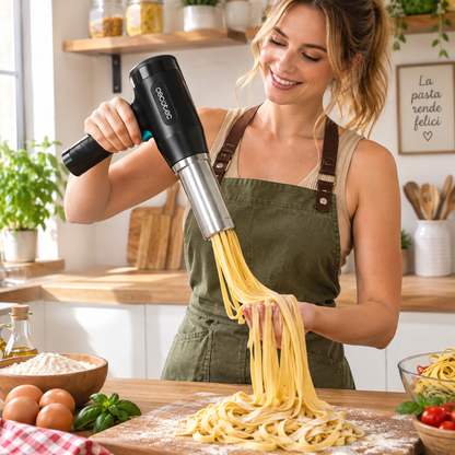 Macchina per la Pasta Elettrica Wireless – Prepara Pasta Fresca in Pochi Minuti