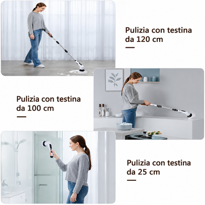 Easy casa Spazzola Elettrica Ricaricabile 7 in 1
