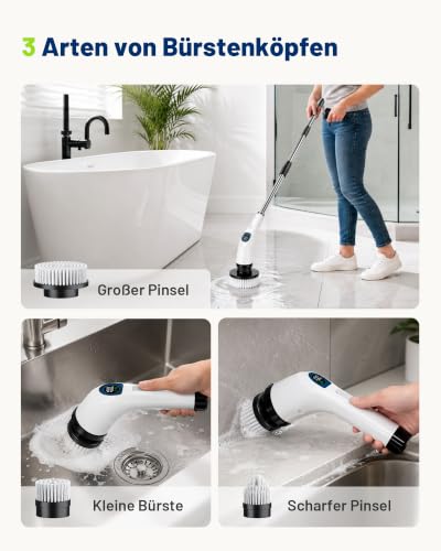 Easy casa Spazzola Elettrica Ricaricabile 7 in 1